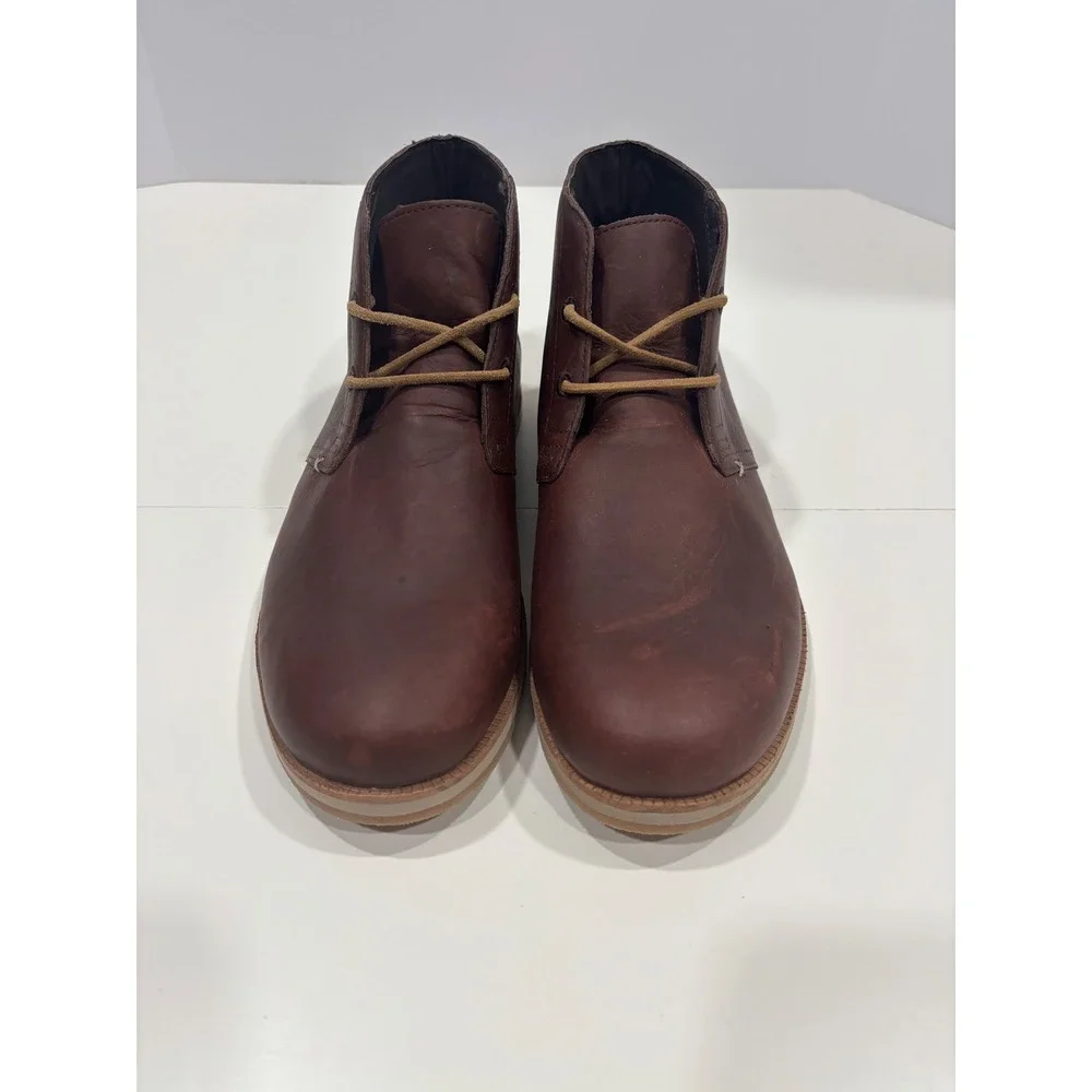 Hari Mari Nokona Leather Chukka Boots Mens 9 Canyon Brown HM-NK-BRN